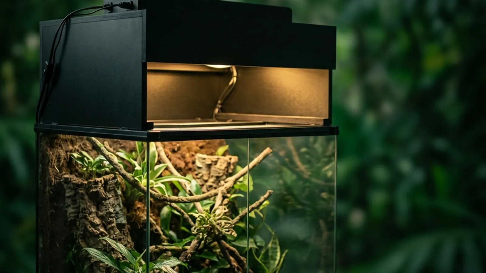 Beleuchtung & UVB — Terraristik-Bauidee