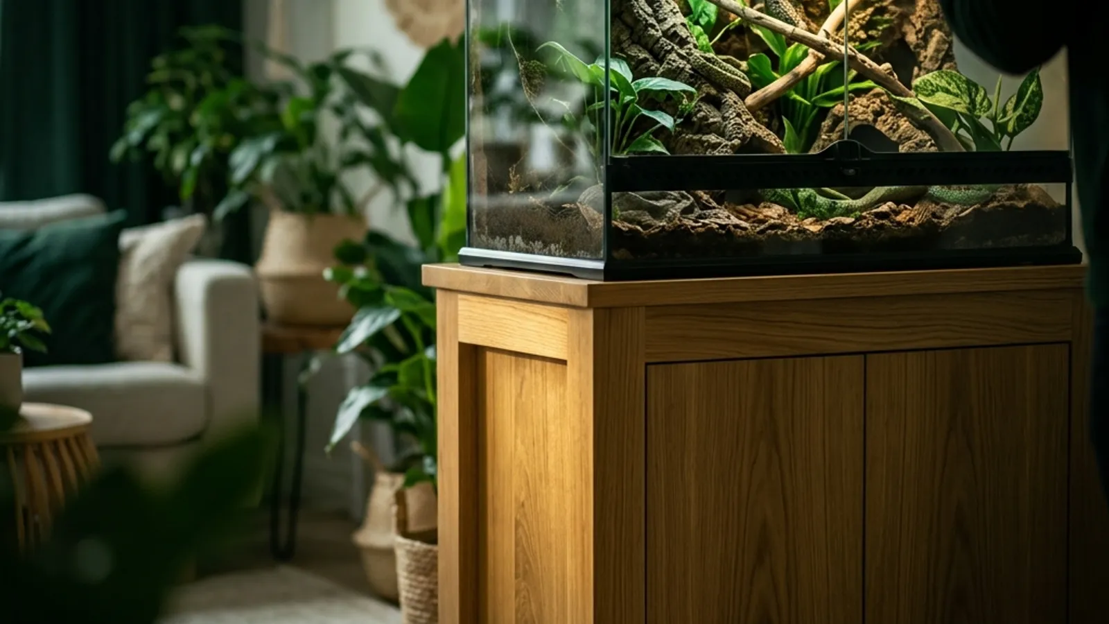 Terrarium-Unterbau — Terraristik-Bauidee
