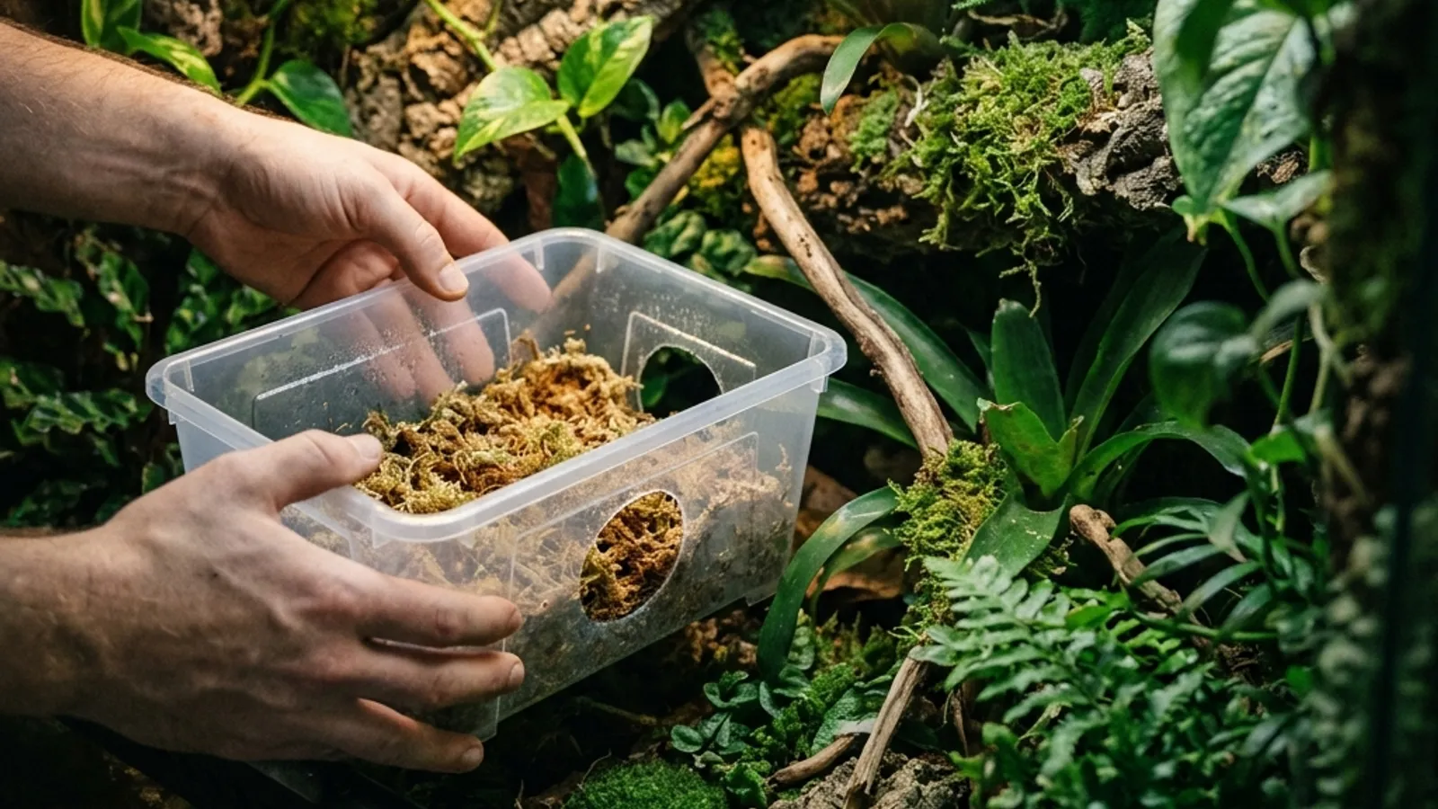 Feuchtebox für Skorpione selber bauen — DIY-Anleitung