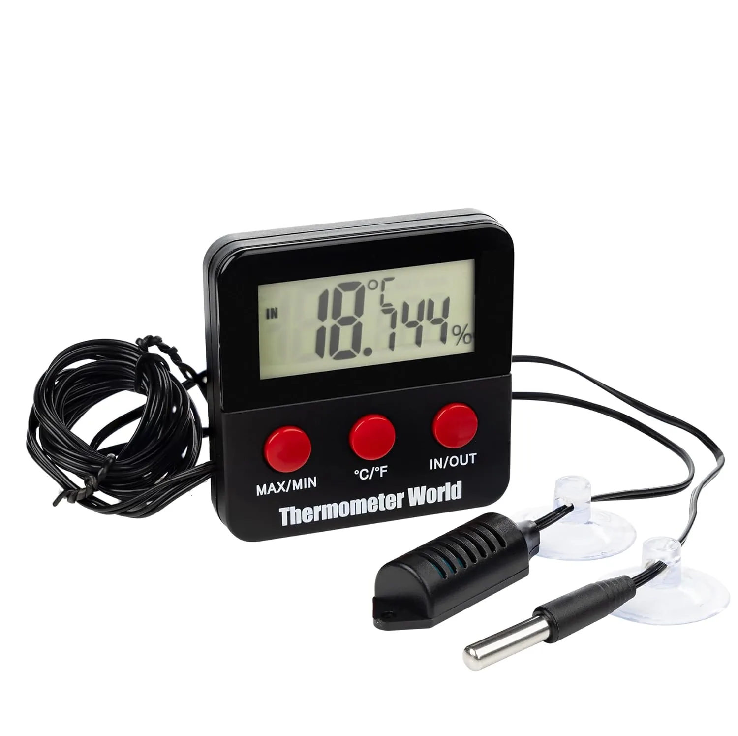Thermometer World Digitales Thermo-Hygrometer Terrarium