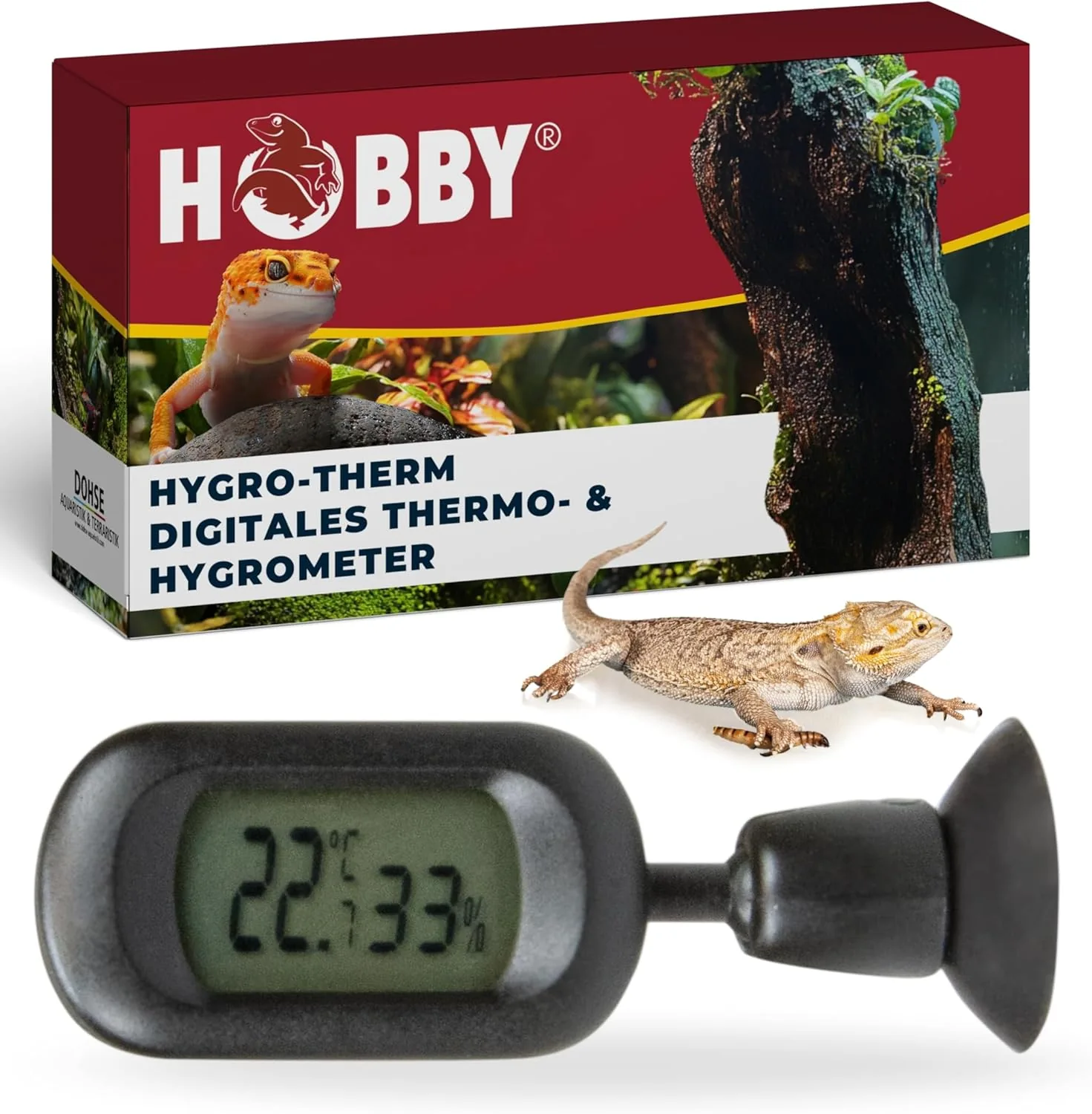 Hobby Digitales Thermo-Hygrometer Terrarium
