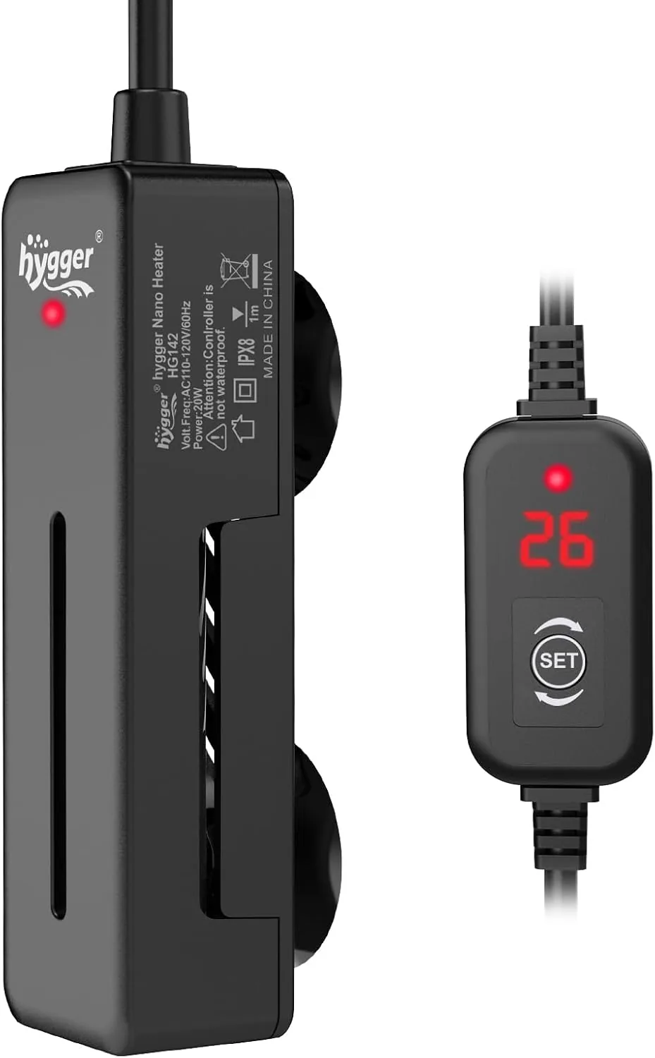 hygger Aquarium-Heizstab 20W