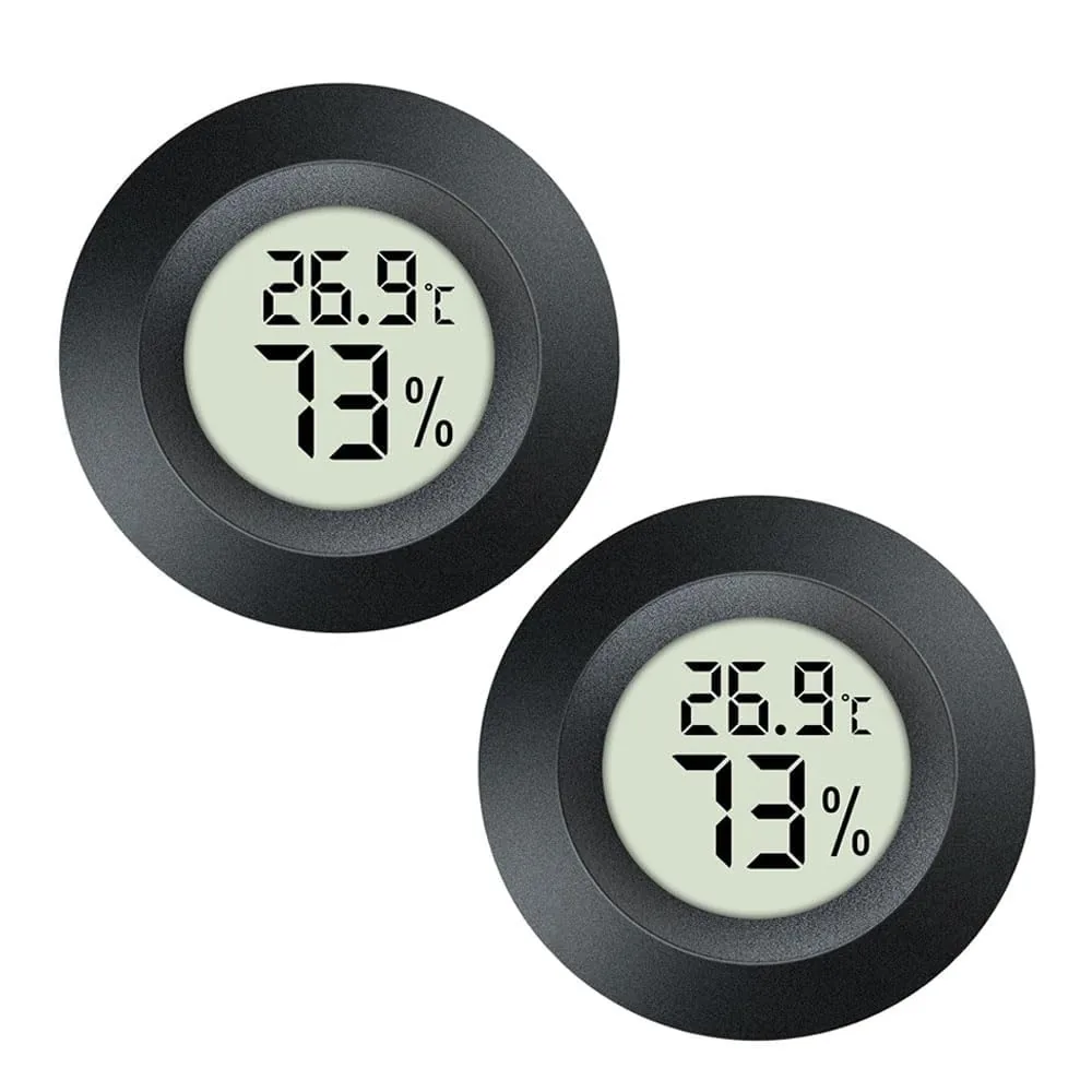 JEDEW Digitales Thermo-Hygrometer Terrarium