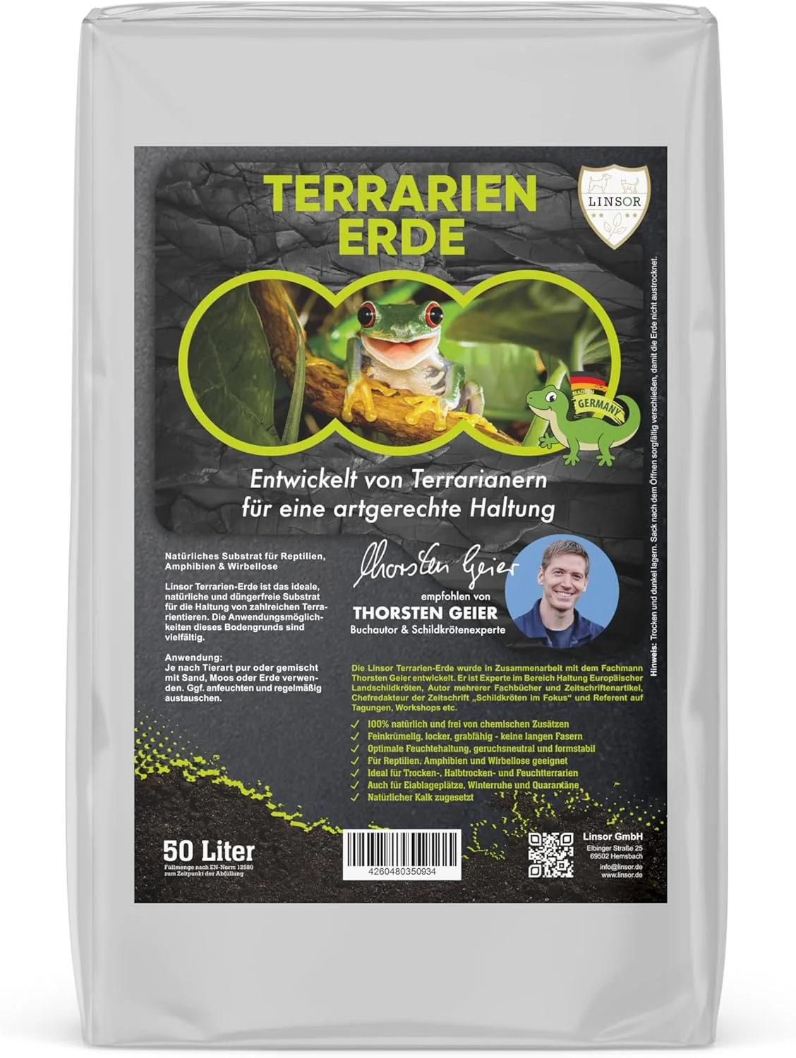 Linsor Terrarienerde 50 L