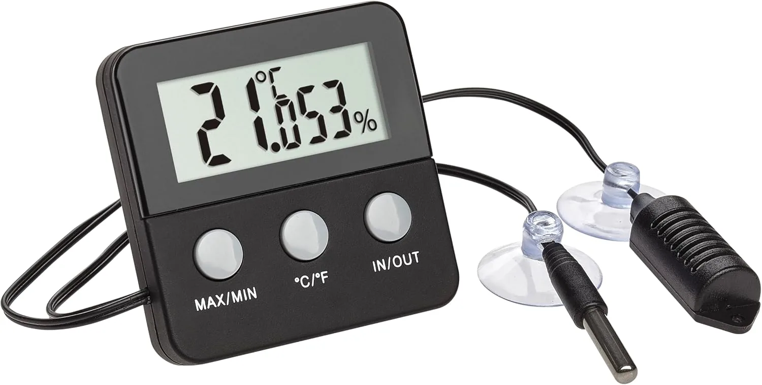 TFA Dostmann Digitales Thermo-Hygrometer Terrarium