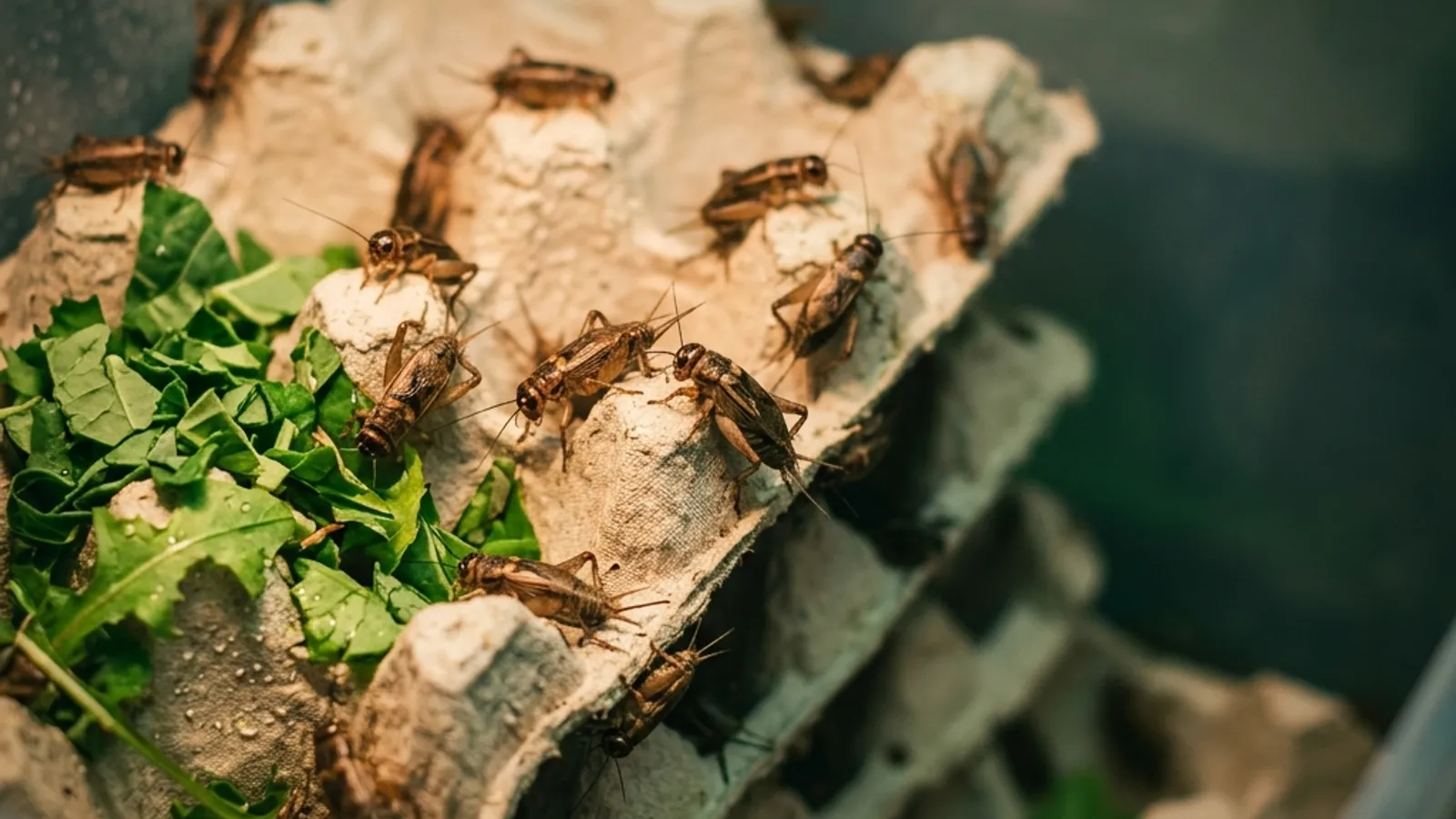 Futterinsekten selbst züchten: Anleitung für Heimchen & Schaben