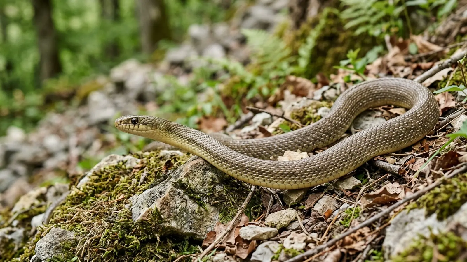Äskulapnatter (Zamenis longissimus) — Artenportrait