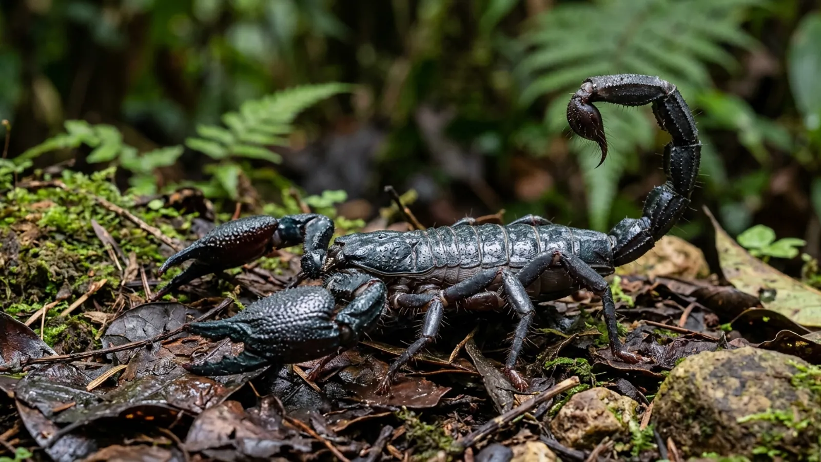 Asiatischer Waldskorpion (Heterometrus petersii) — Artenportrait