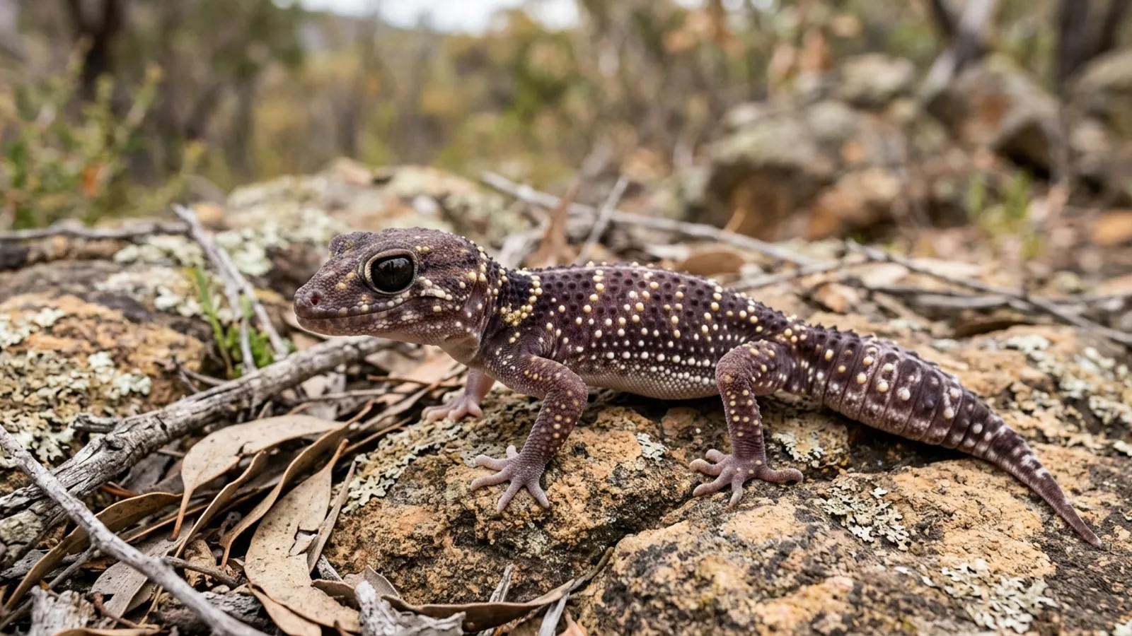 Australischer Dickschwanzgecko (Underwoodisaurus milii) — Artenportrait