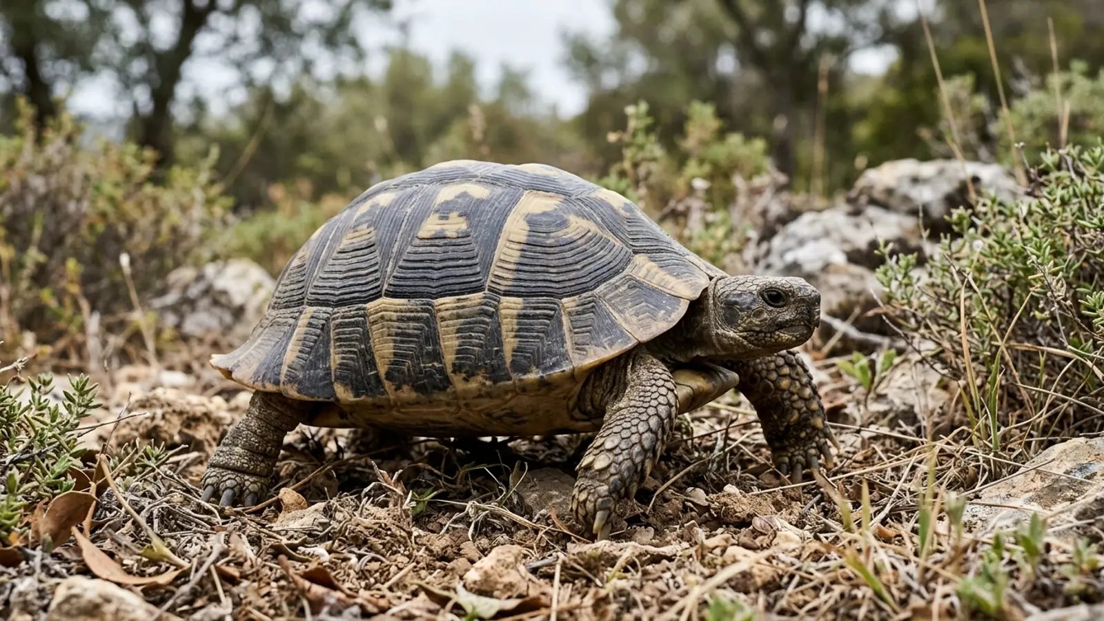Breitrandschildkröte (Testudo marginata) — Artenportrait