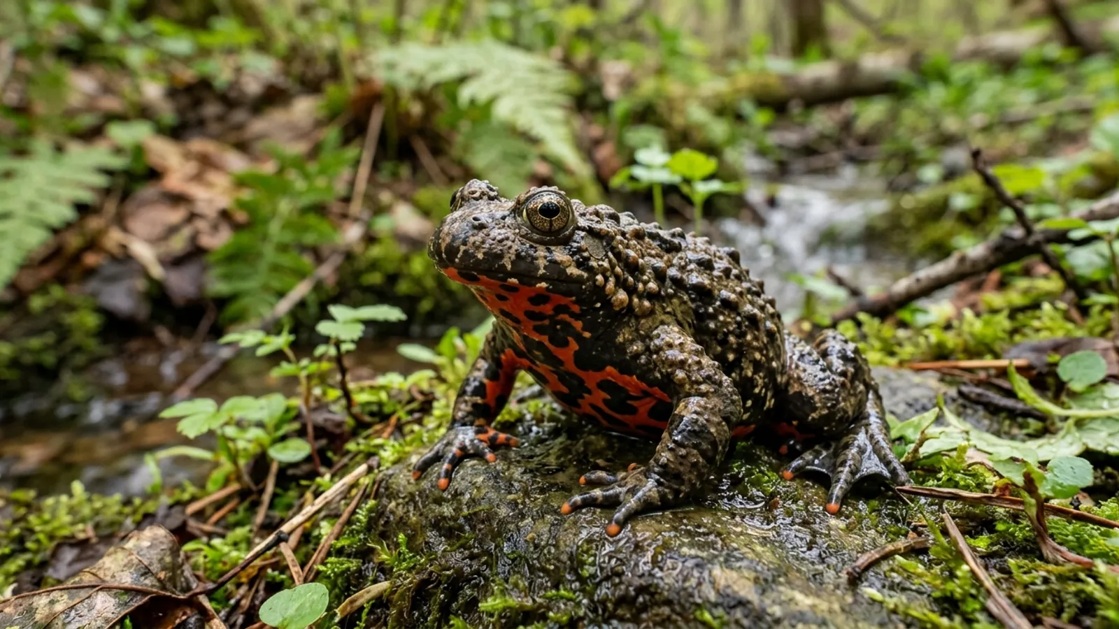Chinesische Rotbauchunke (Bombina orientalis) — Artenportrait