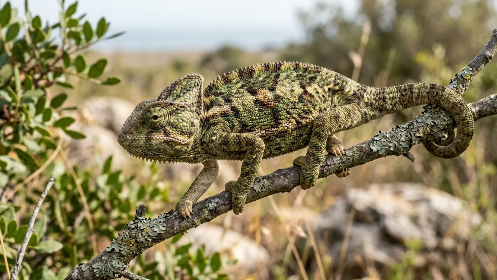 Europäisches Chamäleon (Chamaeleo chamaeleon) — Artenportrait