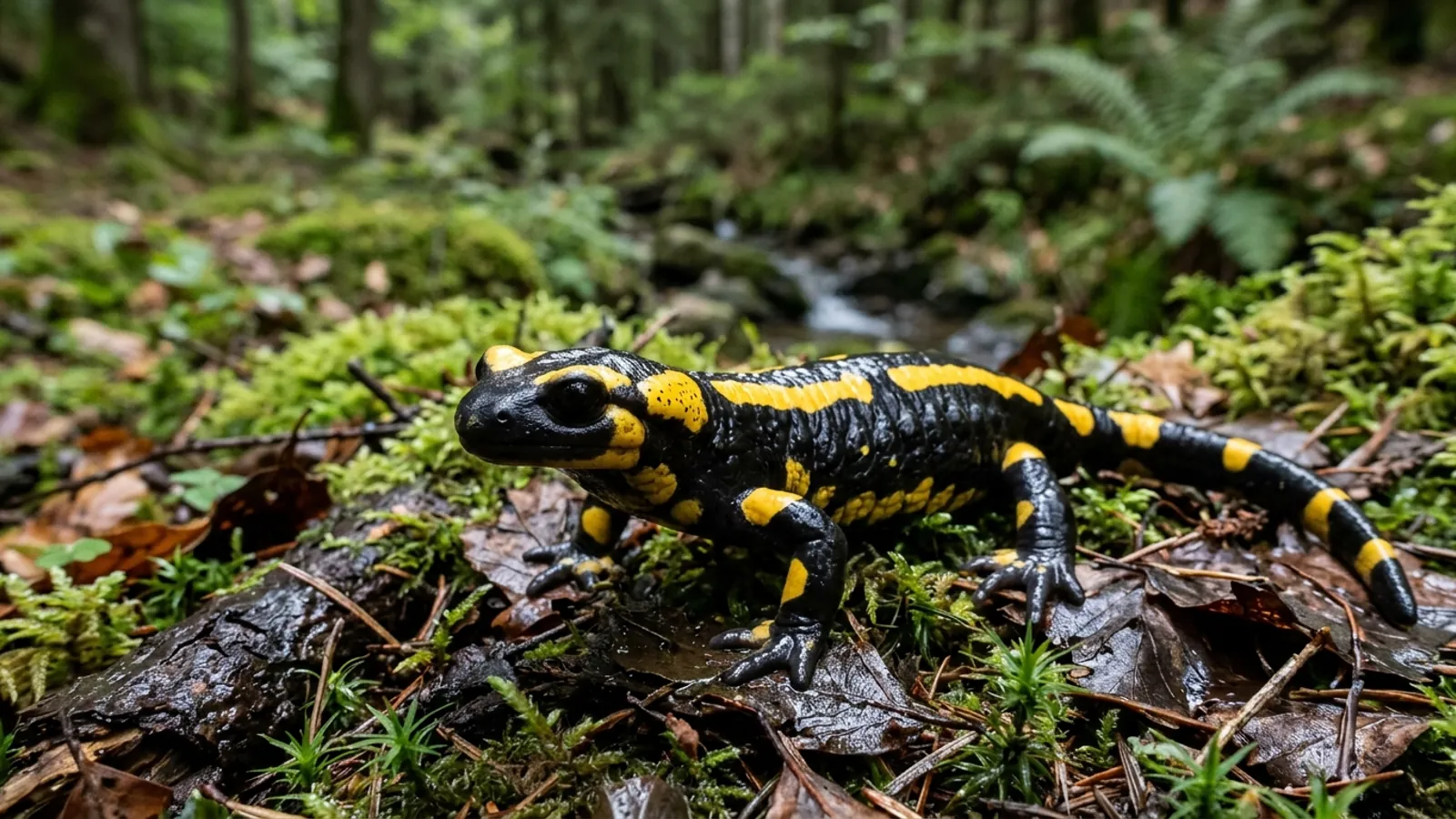 Feuersalamander (Salamandra salamandra) — Artenportrait