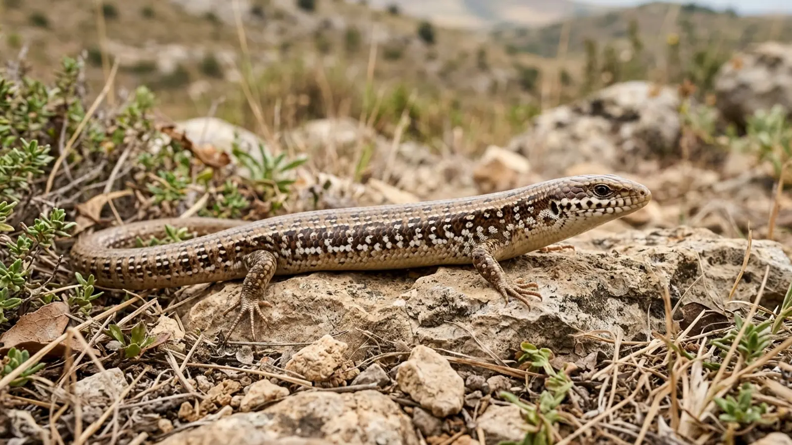 Gefleckter Walzenskink (Chalcides ocellatus) — Artenportrait