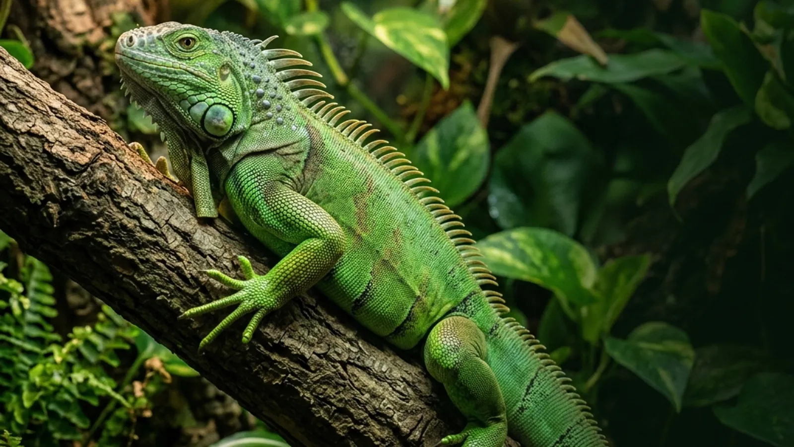 Grüner Leguan (Iguana iguana) — Artenportrait