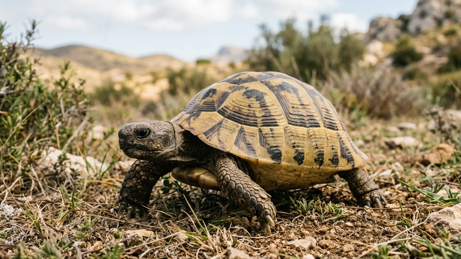 Maurische Landschildkröte (Testudo graeca) — Artenportrait