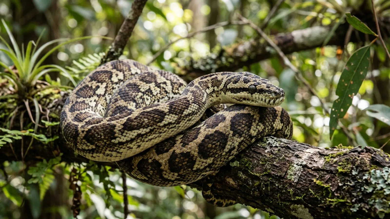 Rautenpython (Teppichpython) (Morelia spilota mcdowelli) — Artenportrait