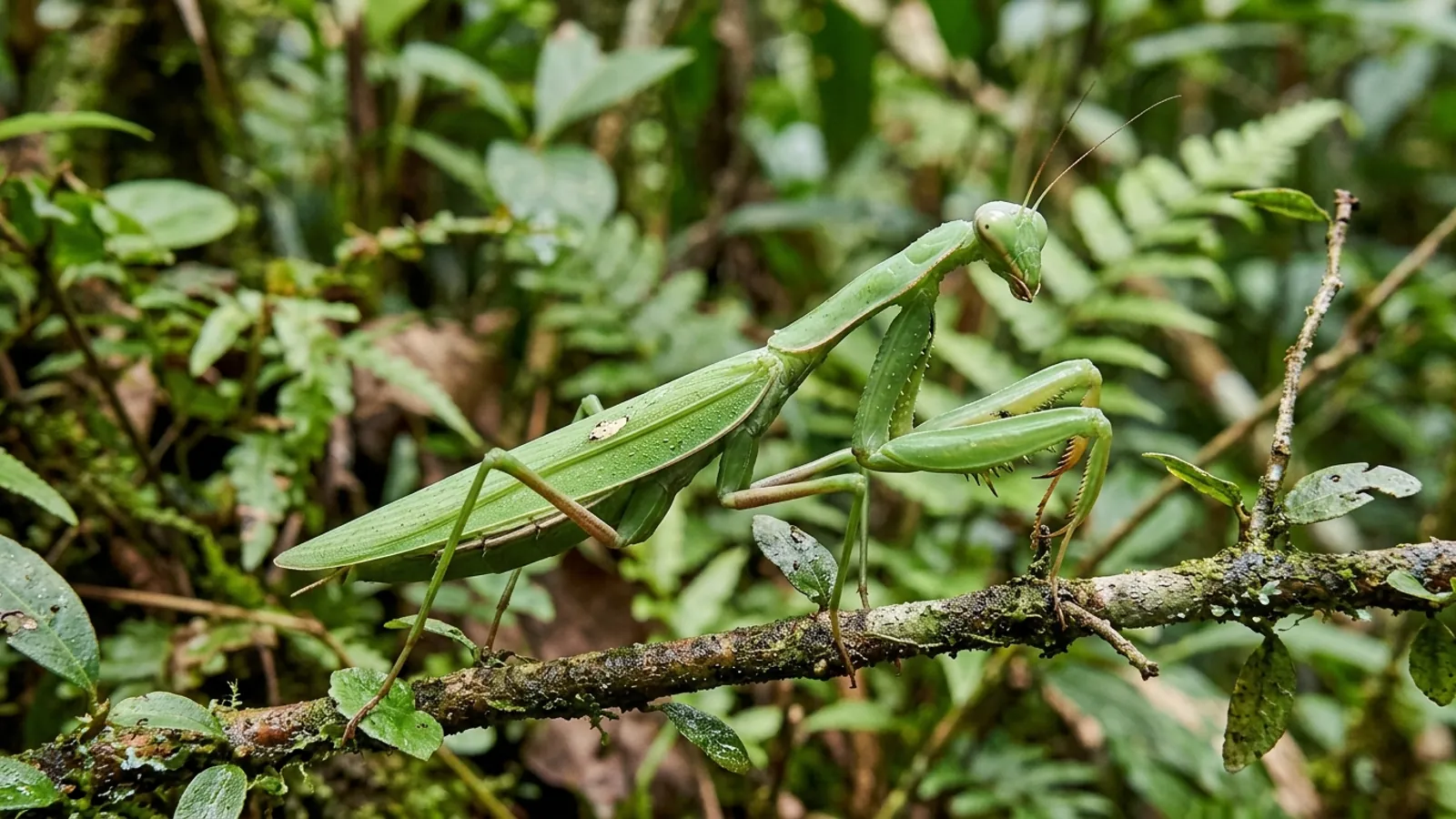 Riesige Asiatische Gottesanbeterin (Hierodula membranacea) — Artenportrait
