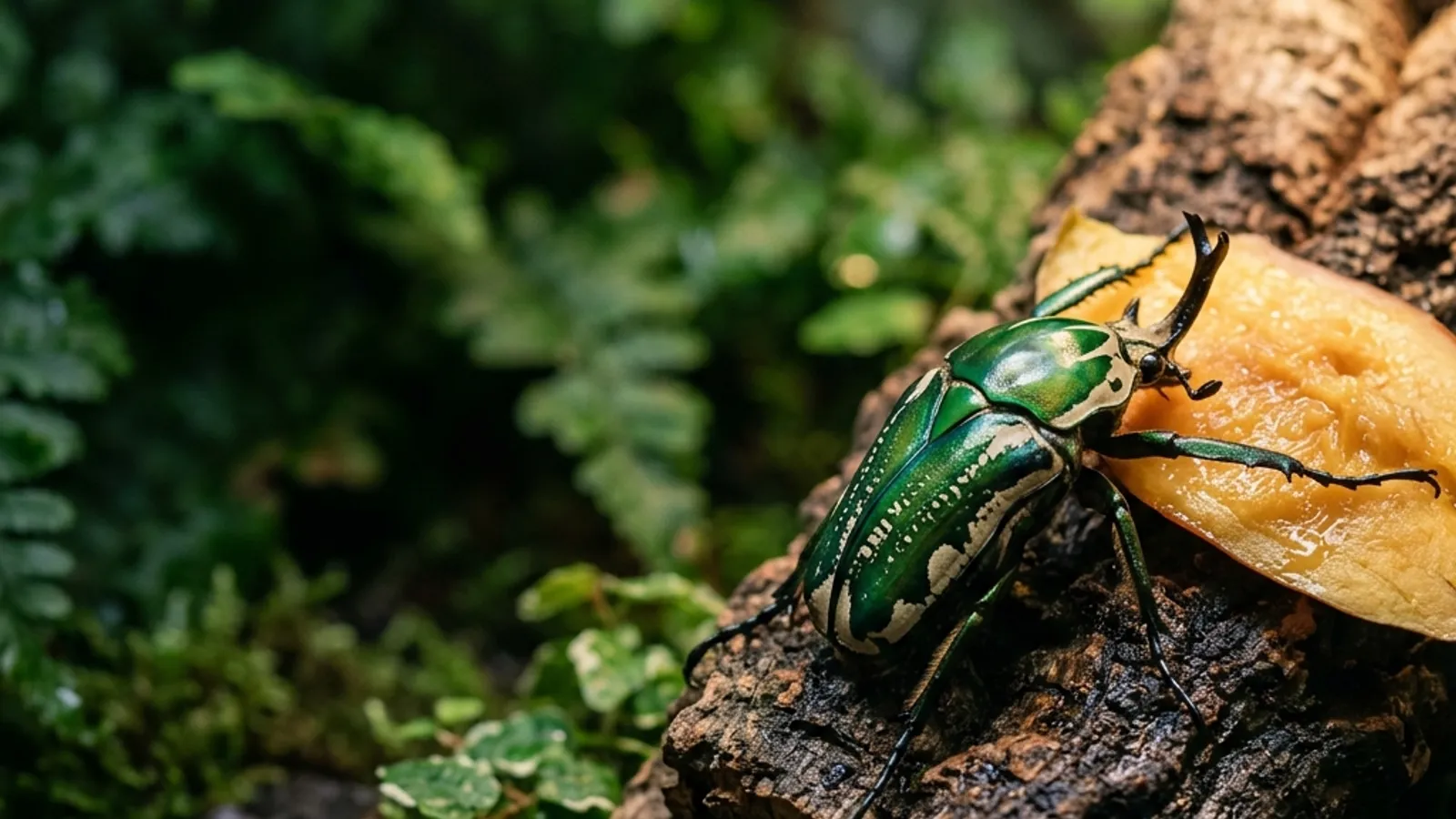 Riesengoldkäfer (Mecynorrhina torquata) — Artenportrait
