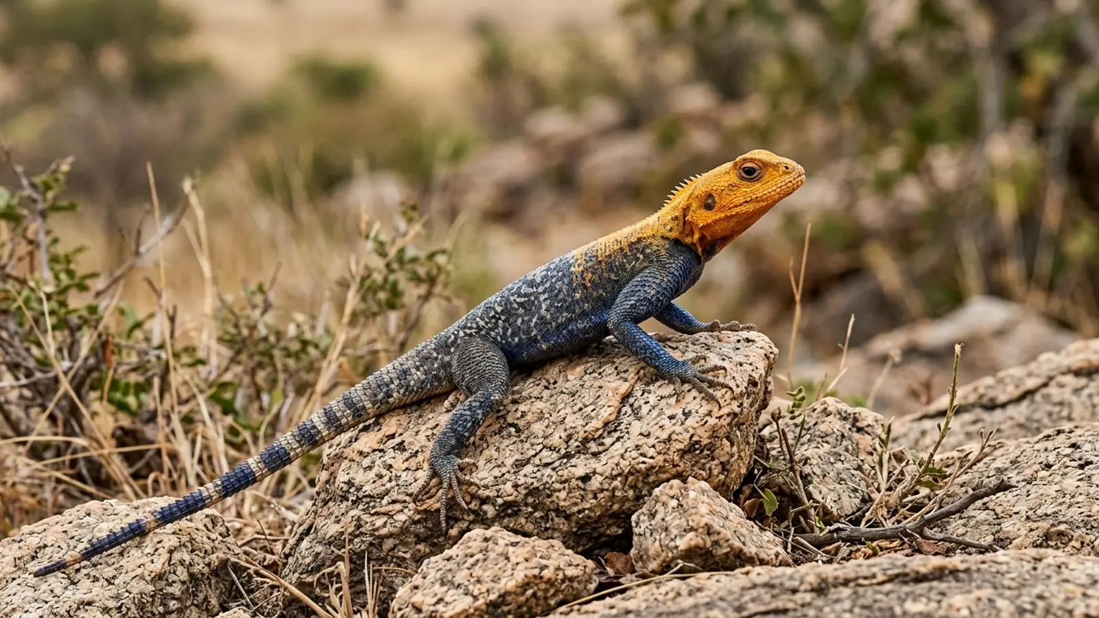 Siedleragame (Agama agama) — Artenportrait