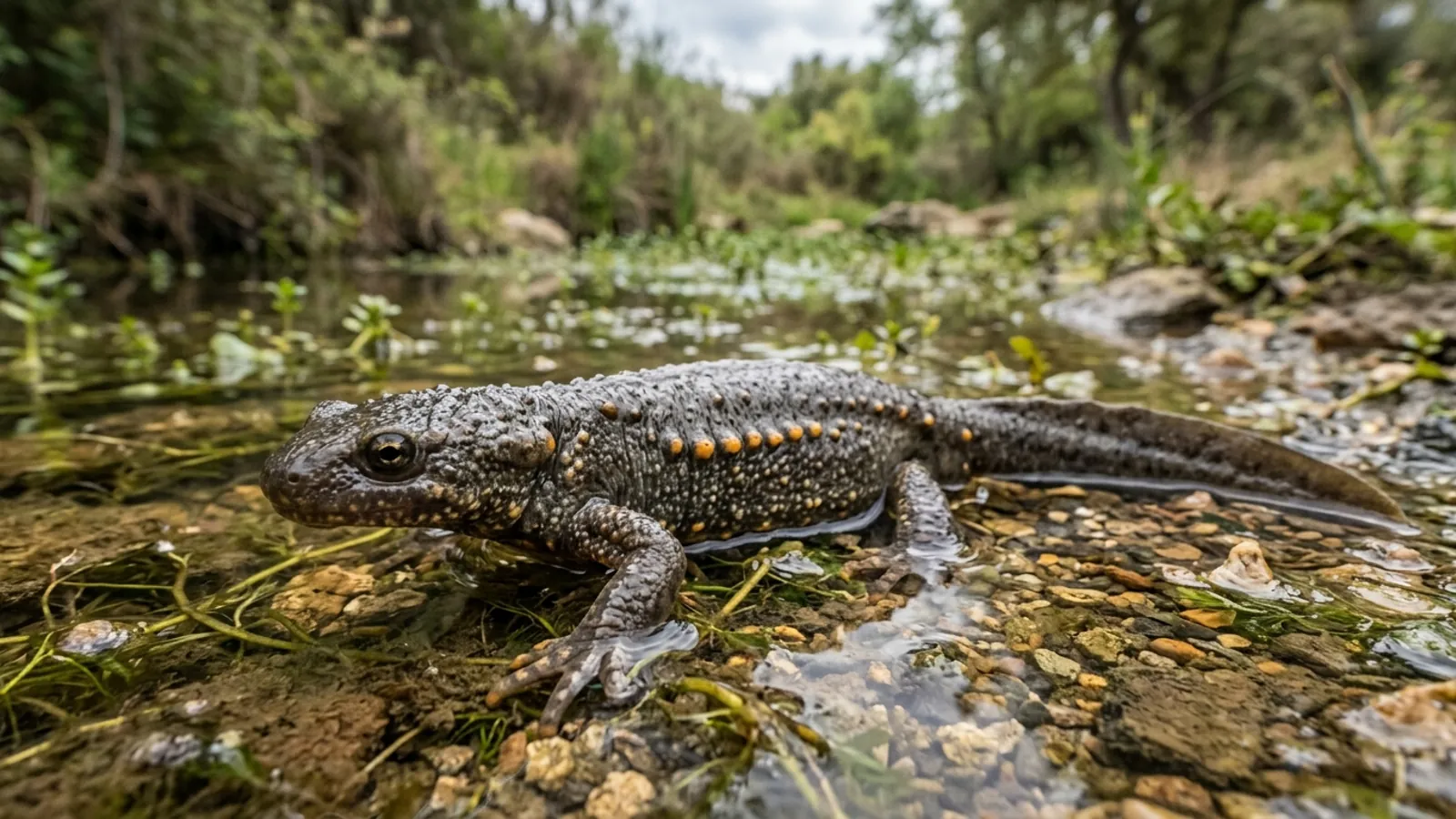 Spanischer Rippenmolch (Pleurodeles waltl) — Artenportrait