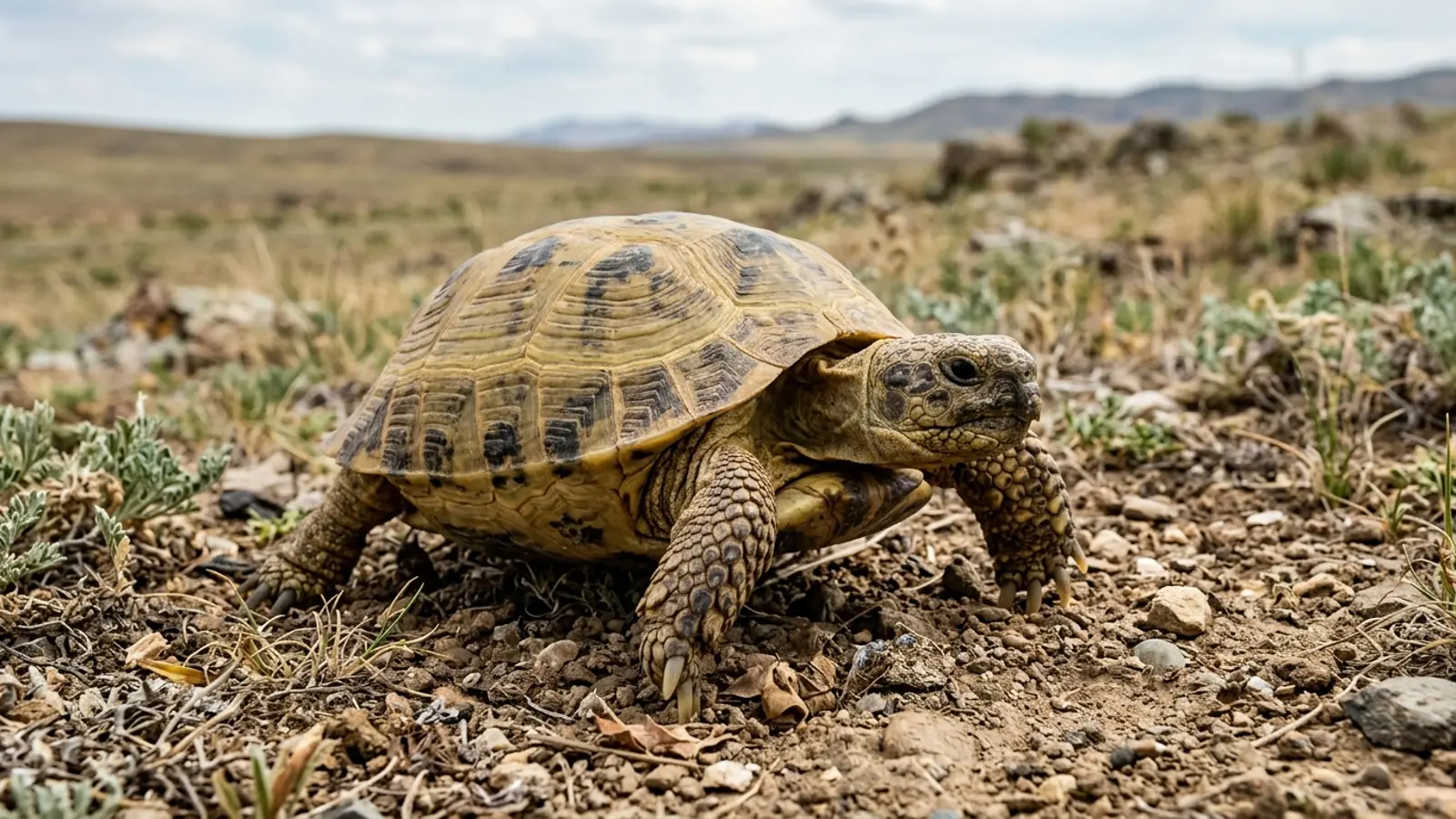 Steppenschildkröte (Testudo horsfieldii) — Artenportrait