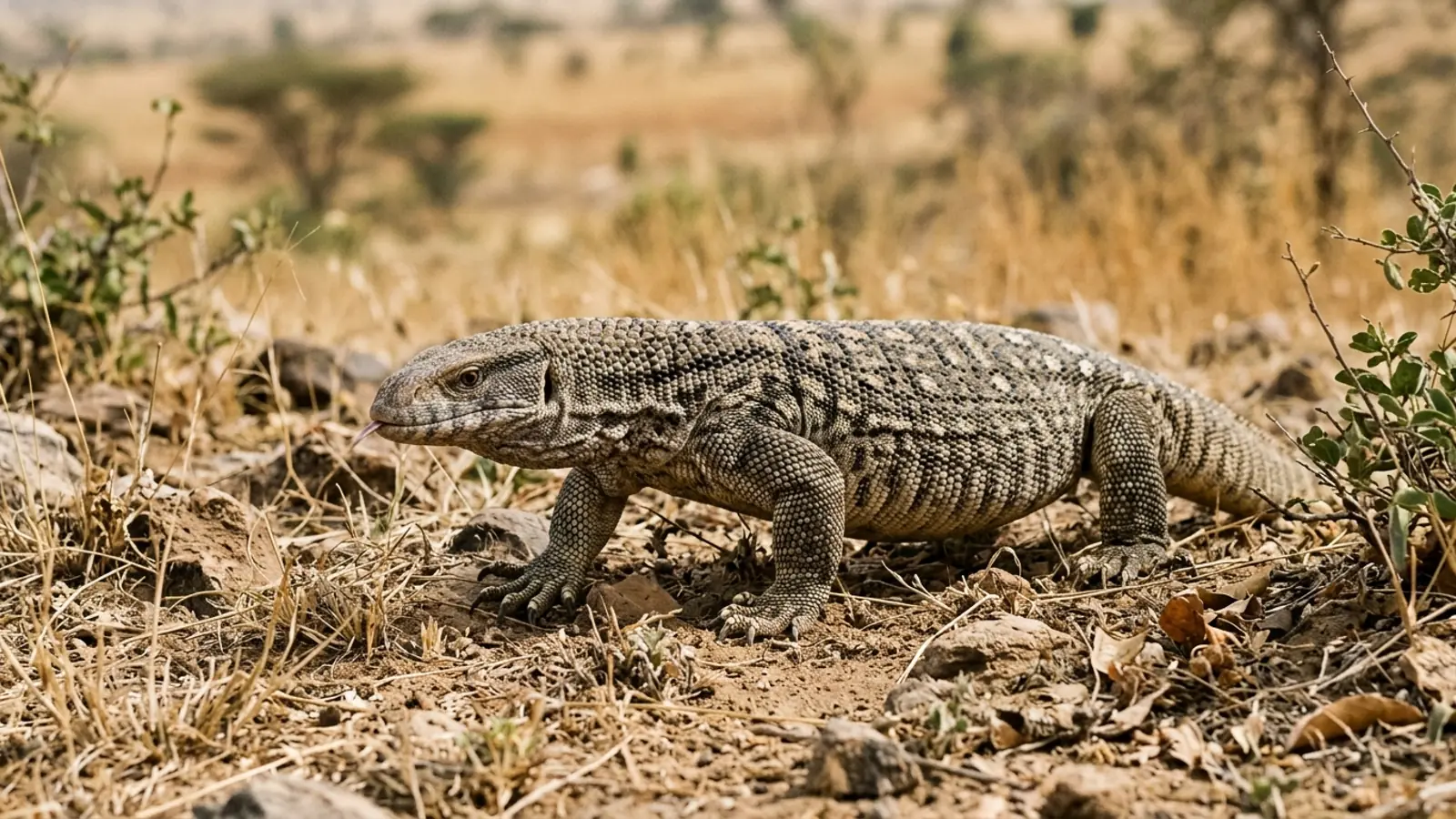 Steppenwaran (Varanus exanthematicus) — Artenportrait