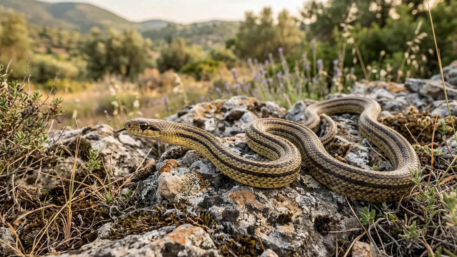 Vierstreifennatter (Elaphe quatuorlineata) — Artenportrait